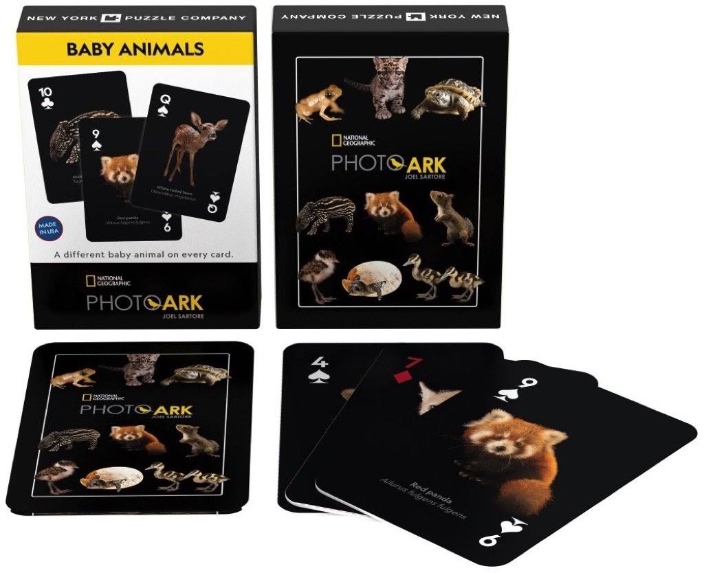Baby Animals Playing Cards