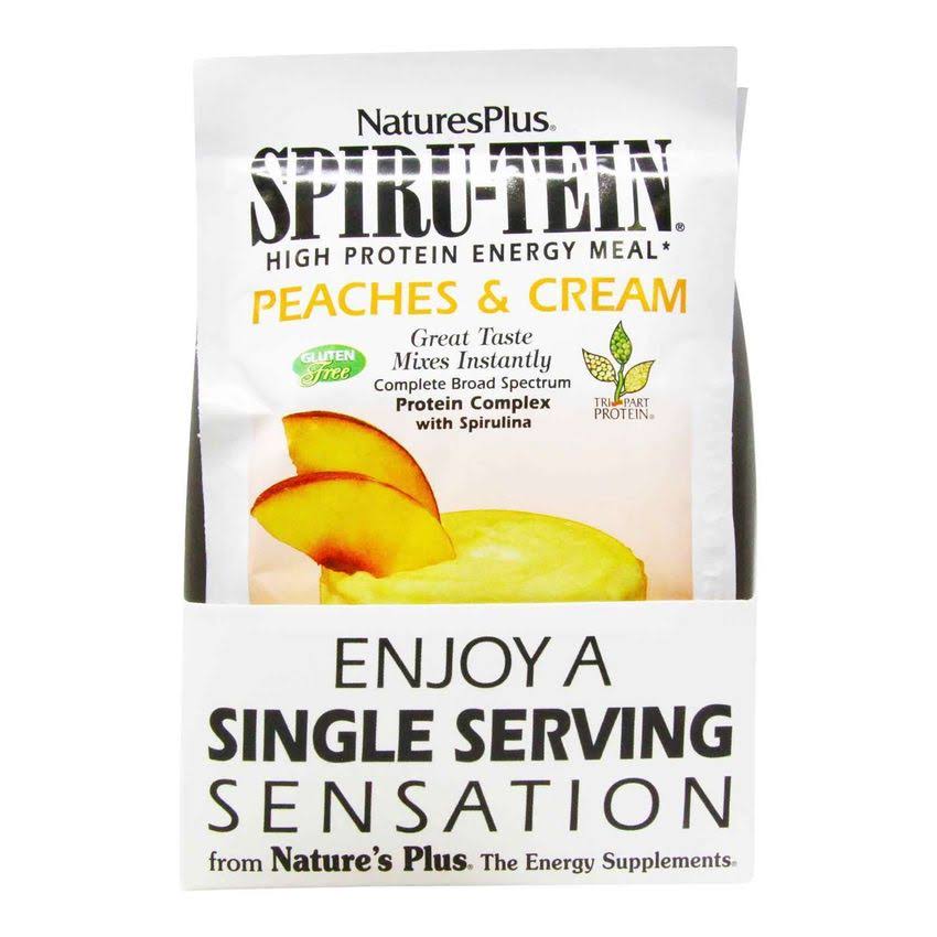 Nature's Plus Spiru-Tein - Peaches & Cream - 8 Packets