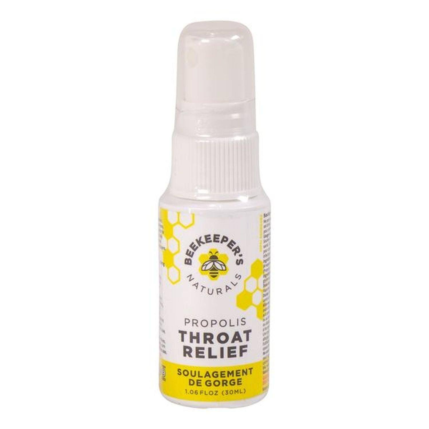 Beekeeper's Naturals, B. Immune, Propolis Throat Spray, 30ml