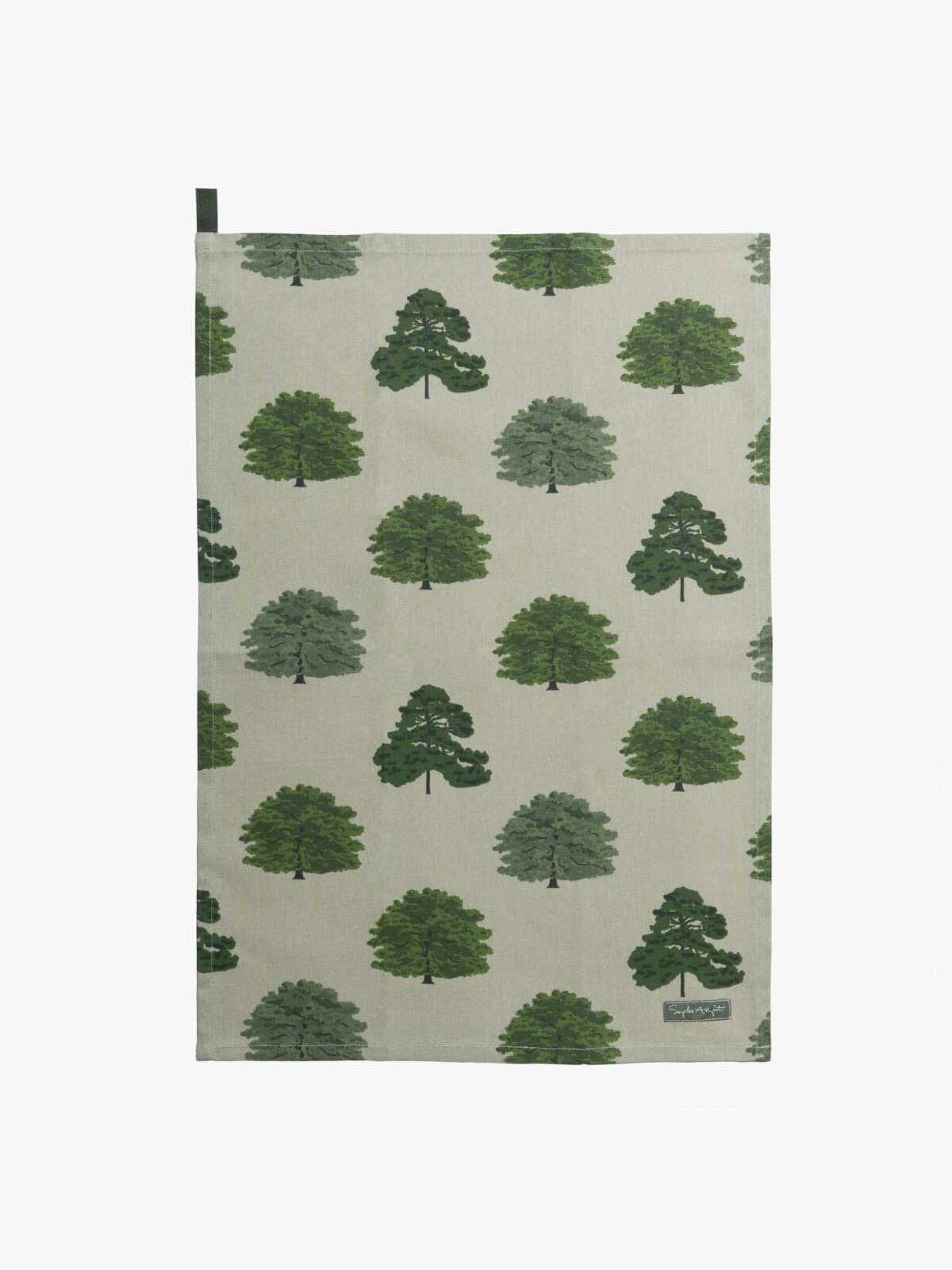 Trees Tea Towel by Sophie Allport