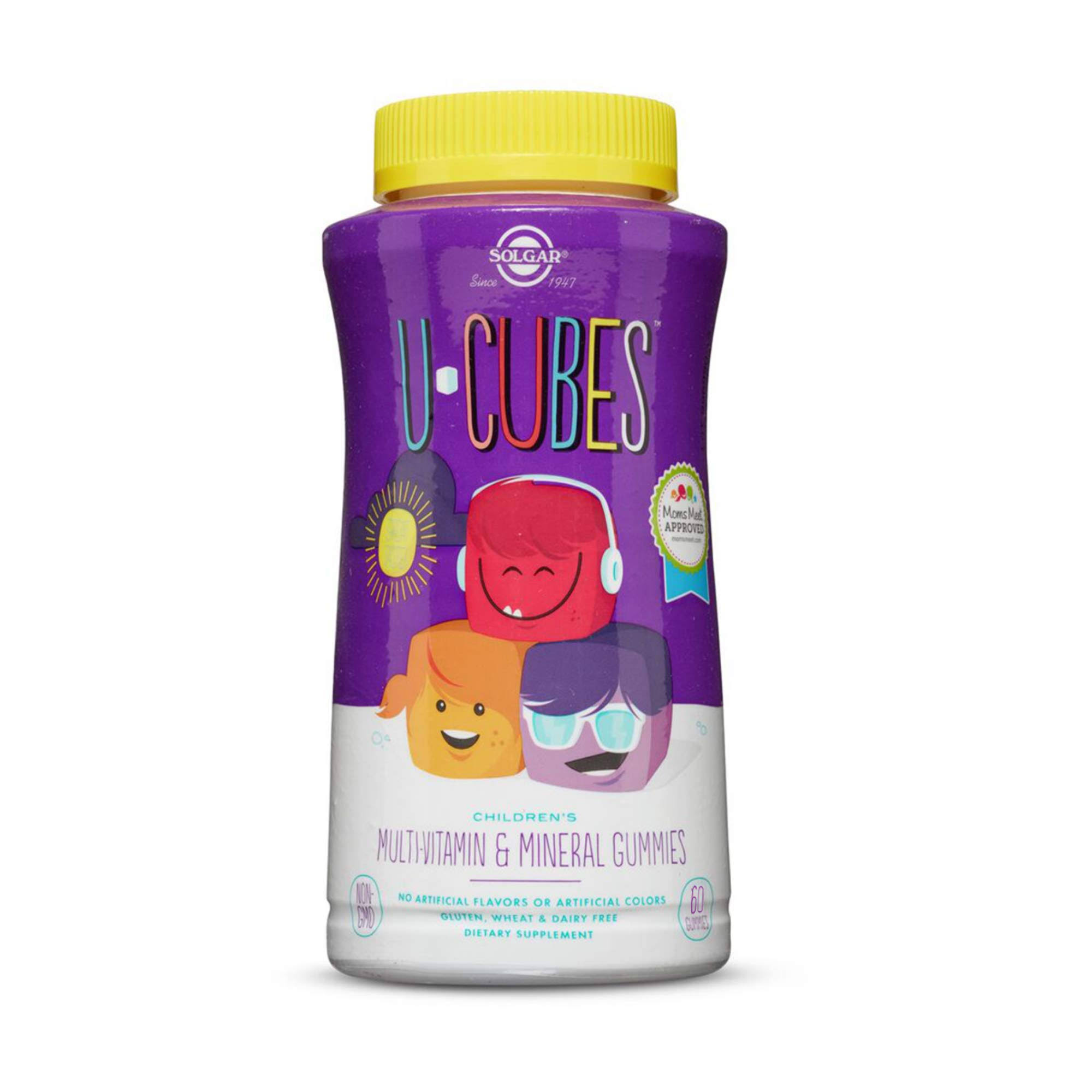Solgar U-cubes Children's Multi-vitamin & Mineral Gummies - 60 Gummies