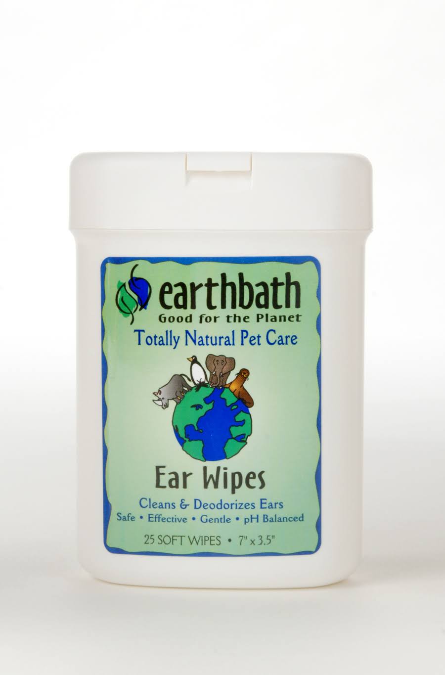 Earthbath All Natural Specialty Pet Ear Wipes - 25 Wipes