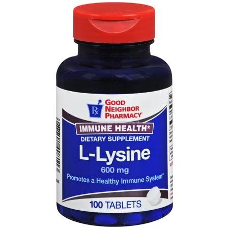 GNP L-Lysine 600mg 100 Tabs Promotes A Healthy Immune System