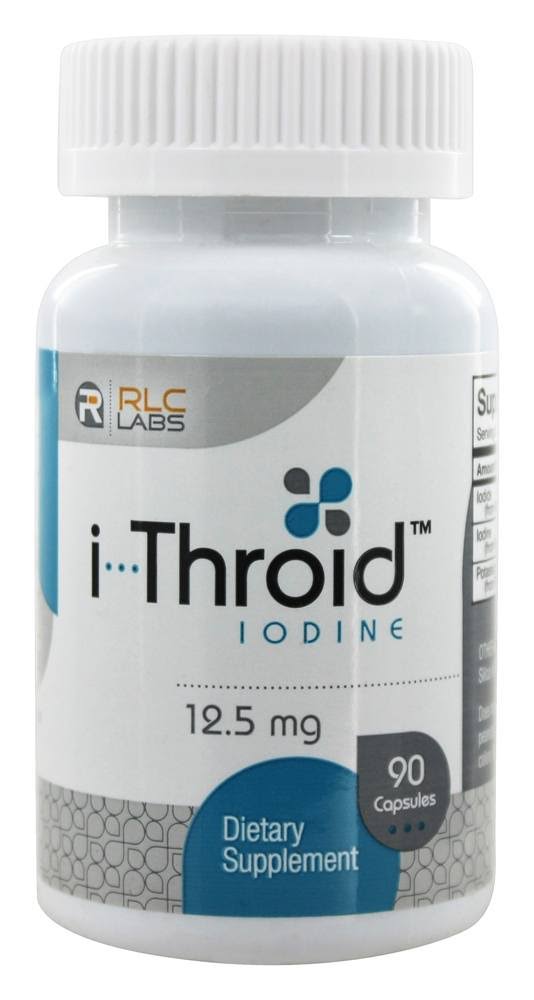 RLC Labs iThroid Iodine Dietary Supplement - 12.5mg, 90 Capsules