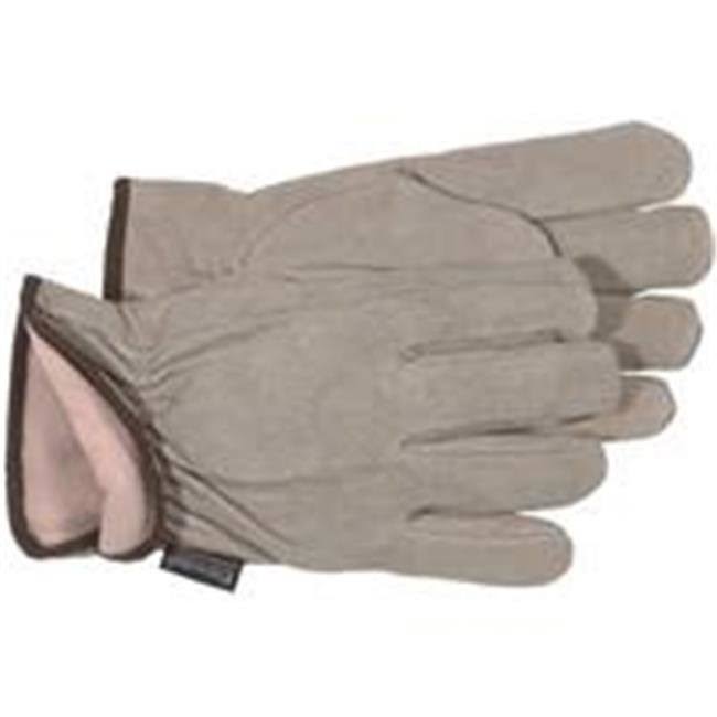 Boss Thin Lined Split Leather Gloves - Medium