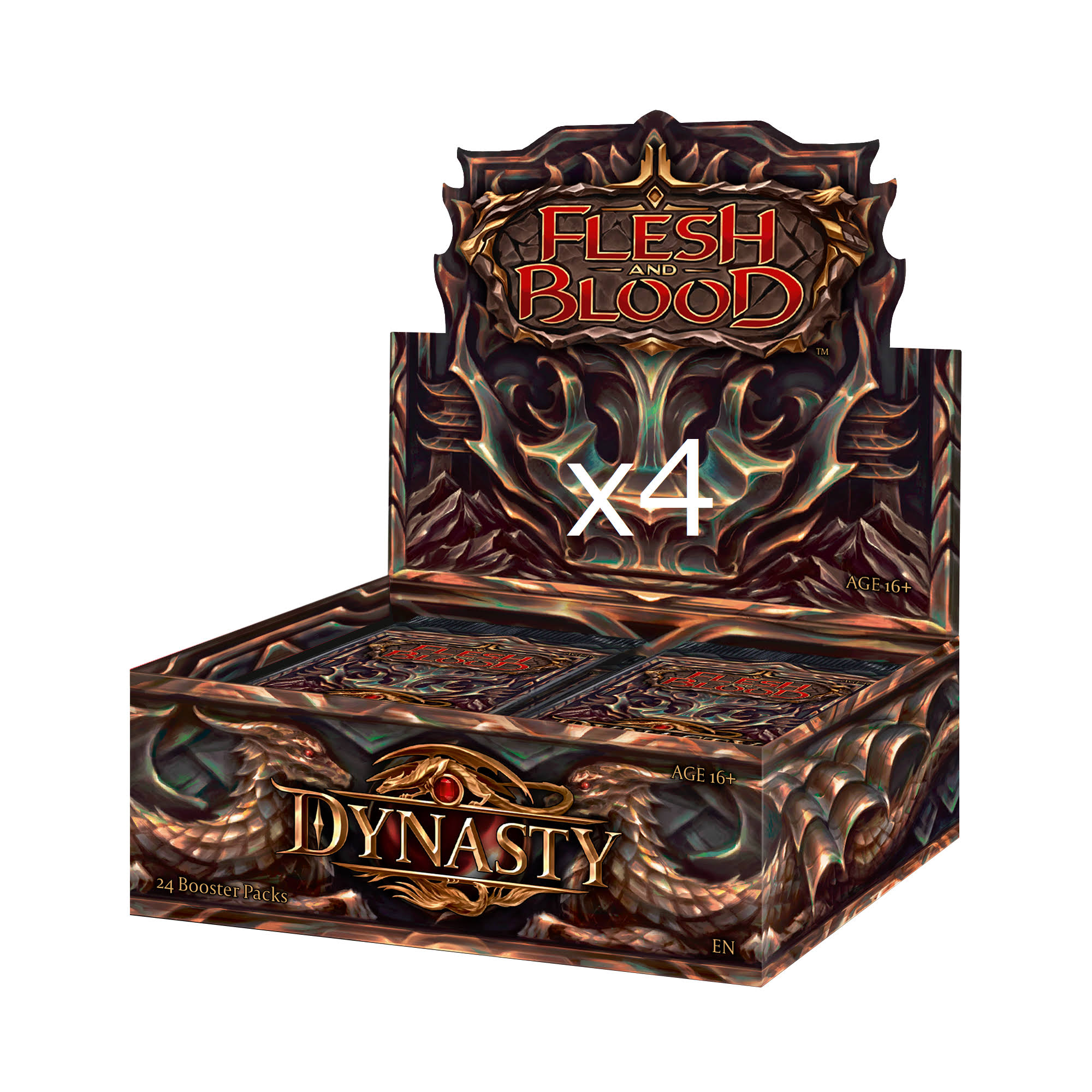 Flesh And Blood TCG: Dynasty Booster 4-box Case
