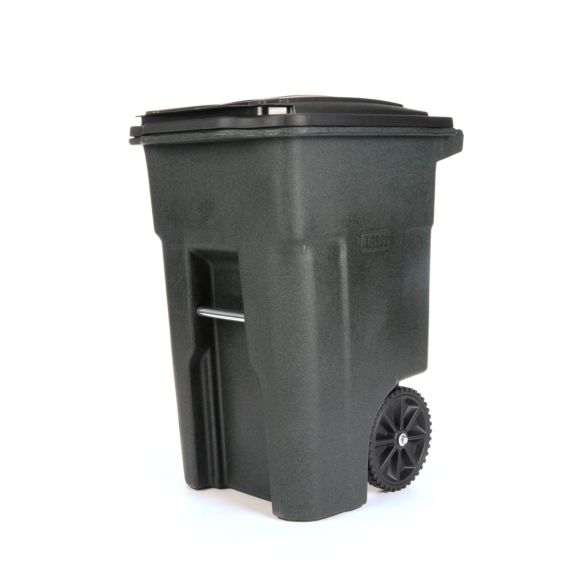 Toter 025548-01GRS Wheeled Trash Can - Green, 48gal