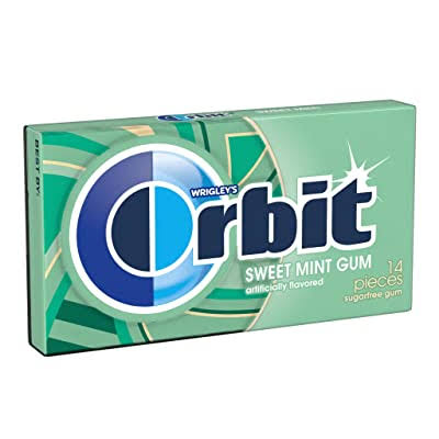 Orbit Sugar Free Chewing Gum - Sweet Mint, 14 Count