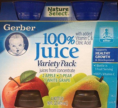 Gerber Juice Variety Pack - 16oz, 4pk