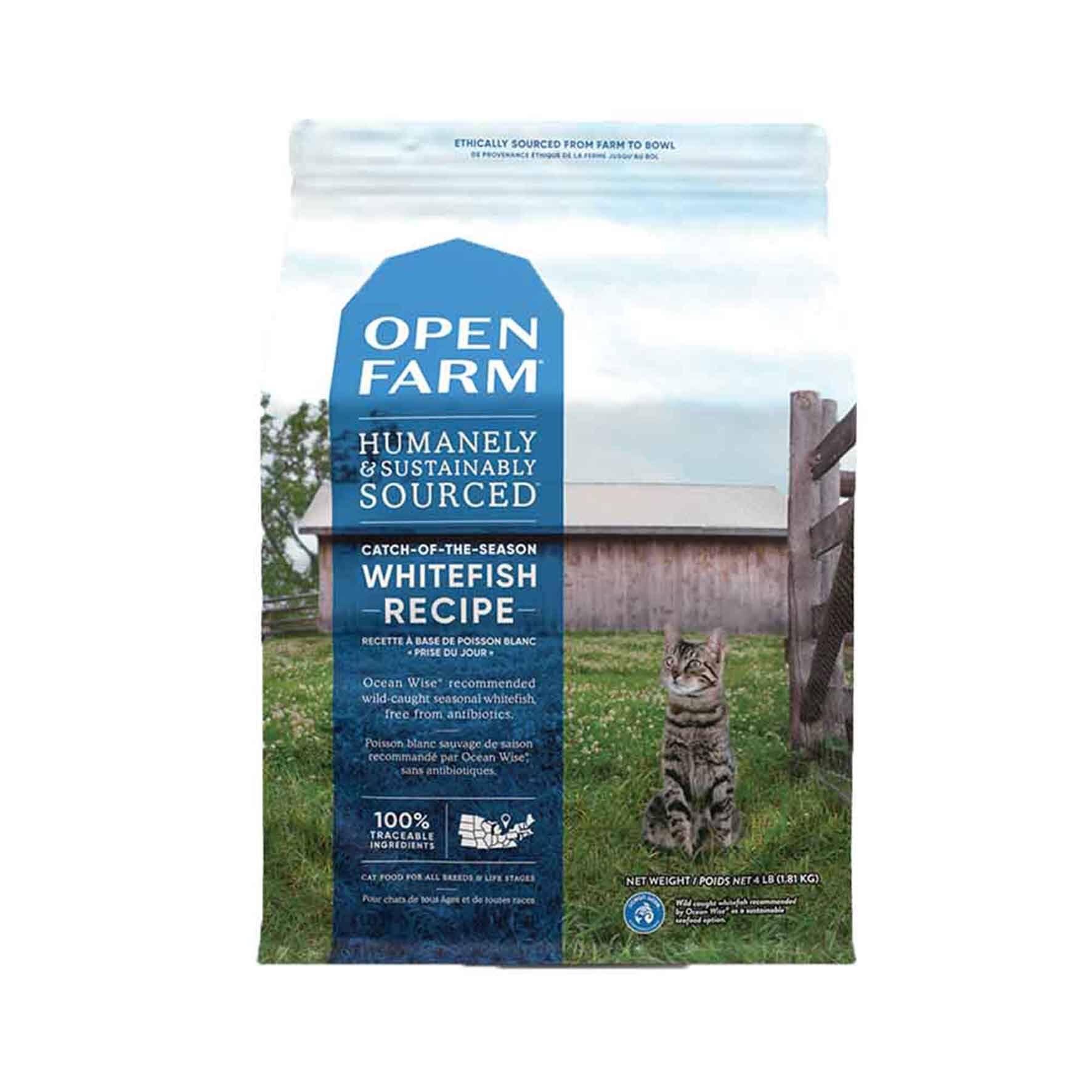Open Farm Catch of The Season Organic Cat Food - Whitefish Recipe, 1.81kg