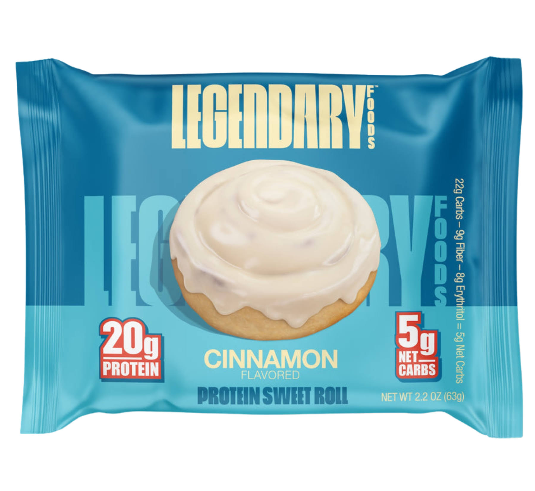 Legendary Foods - Protein Sweet Roll - 63g, Cinnamon