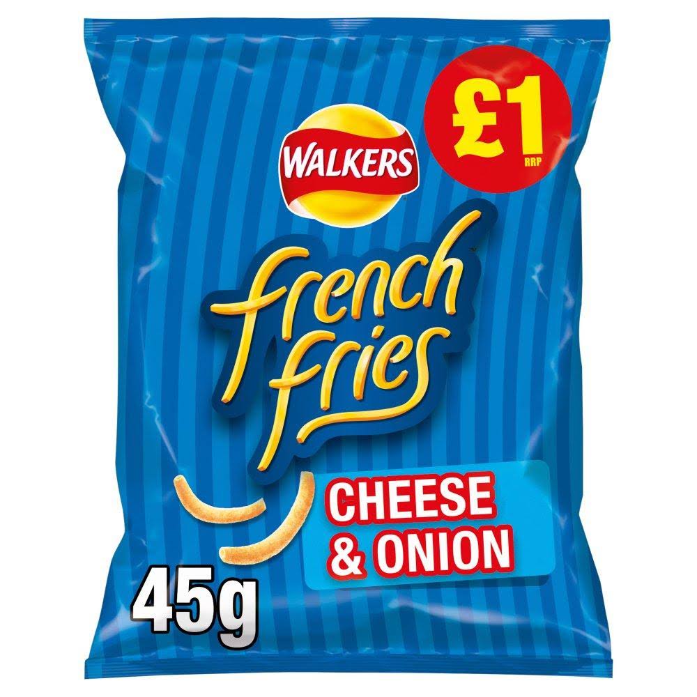 Walkers French Fries Cheese & Onion Snacks 45g