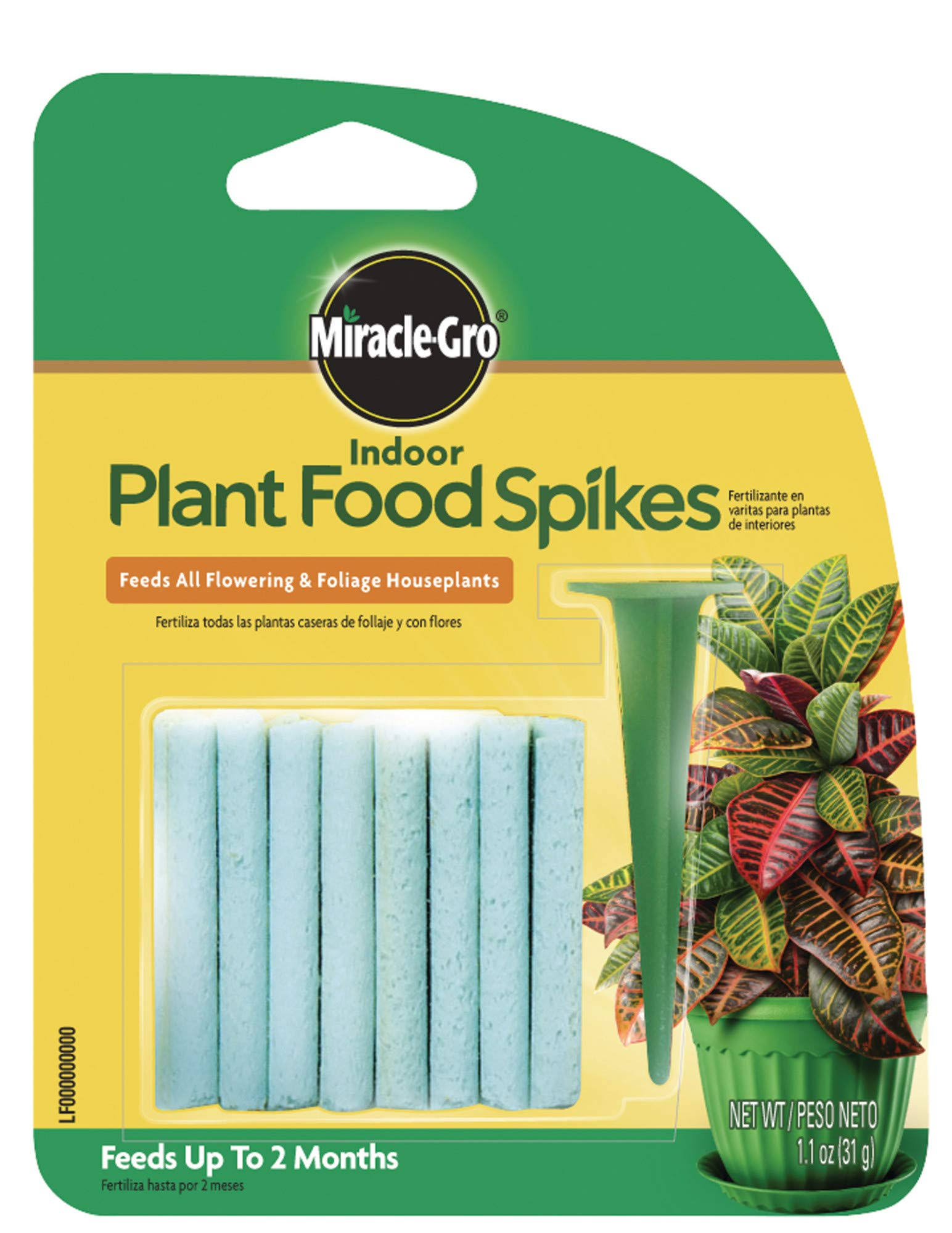 Miracle-Gro Indoor Dry Plant Food Fertilizer Spikes