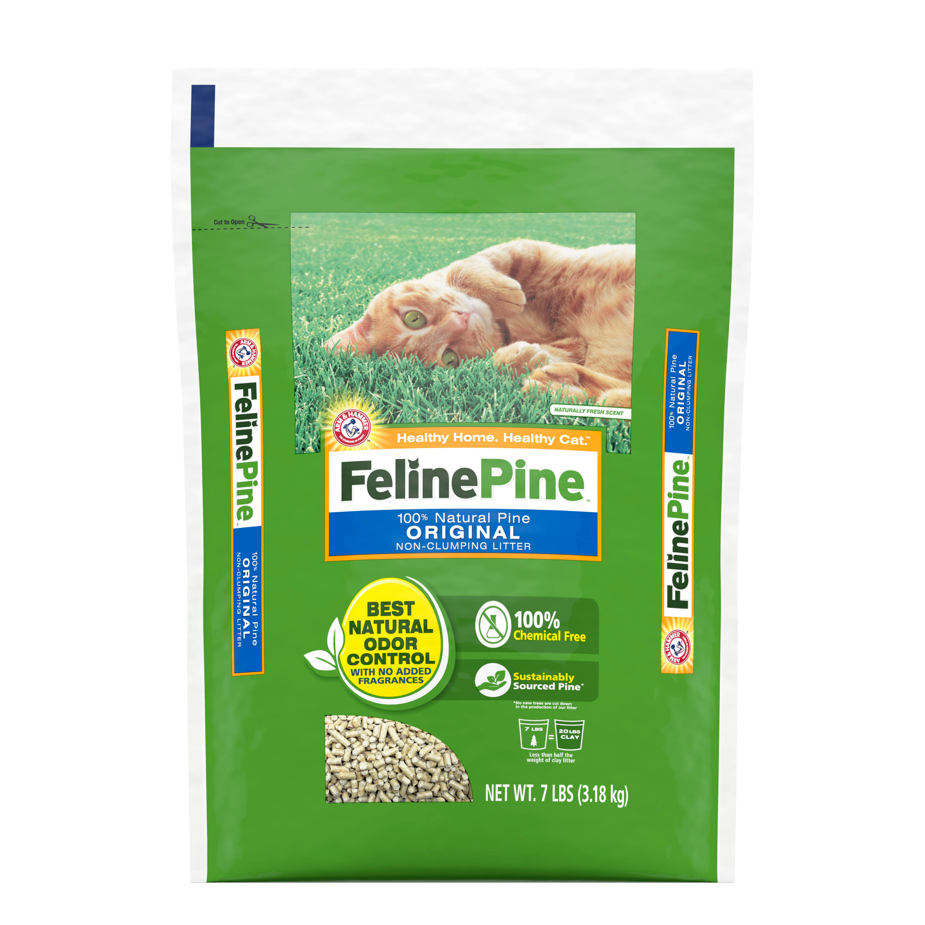 Feline Pine Original Cat Litter - 7lbs