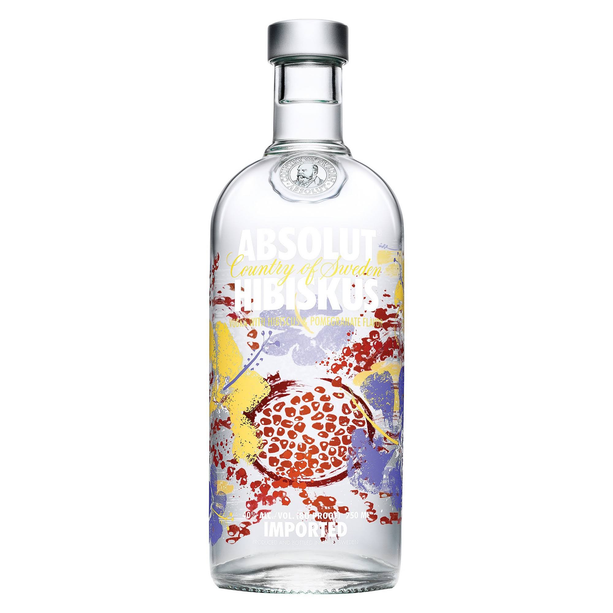 Absolut Hibiskus Vodka - 750 mL