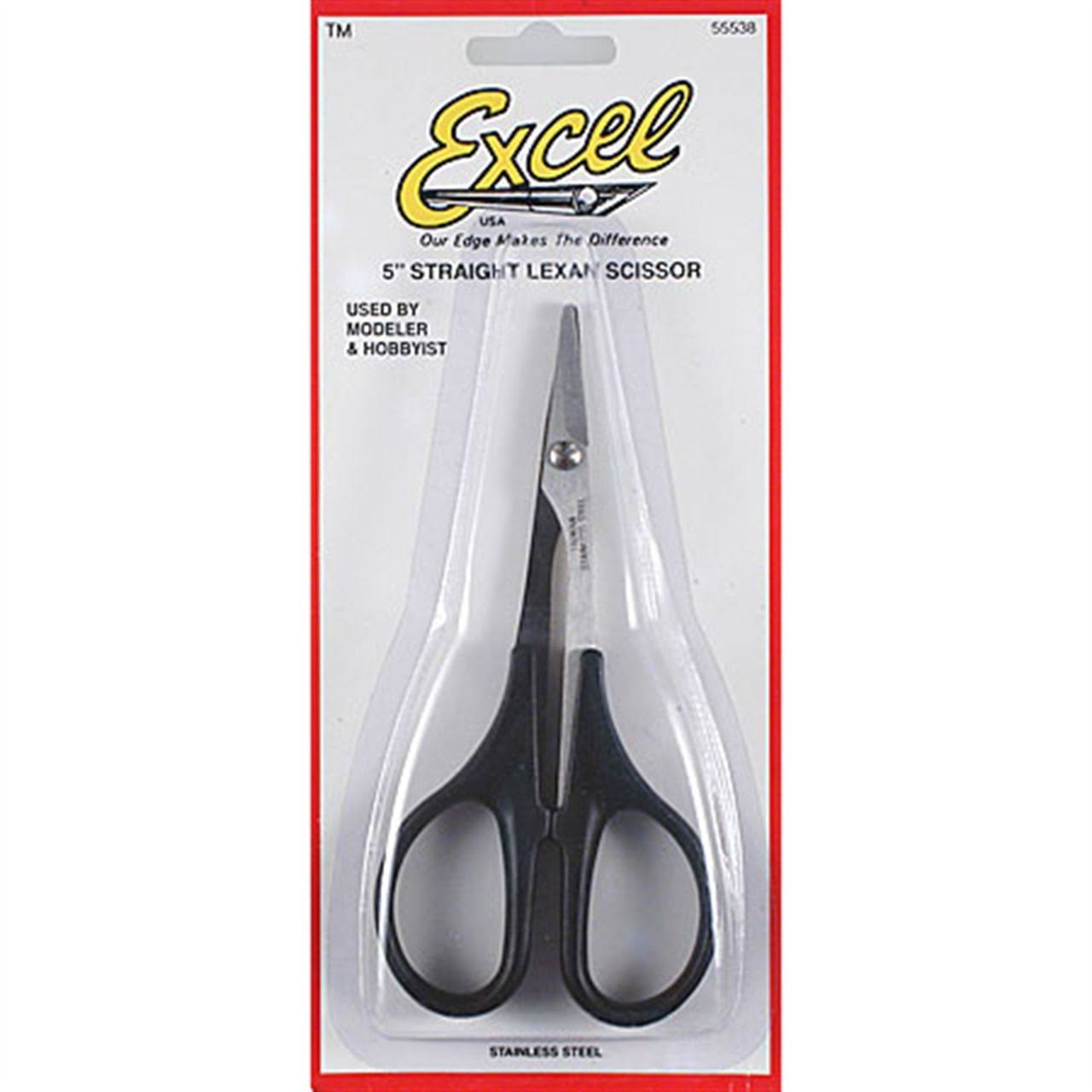 Excel Lexan Straight Scissors - 5 1/2"