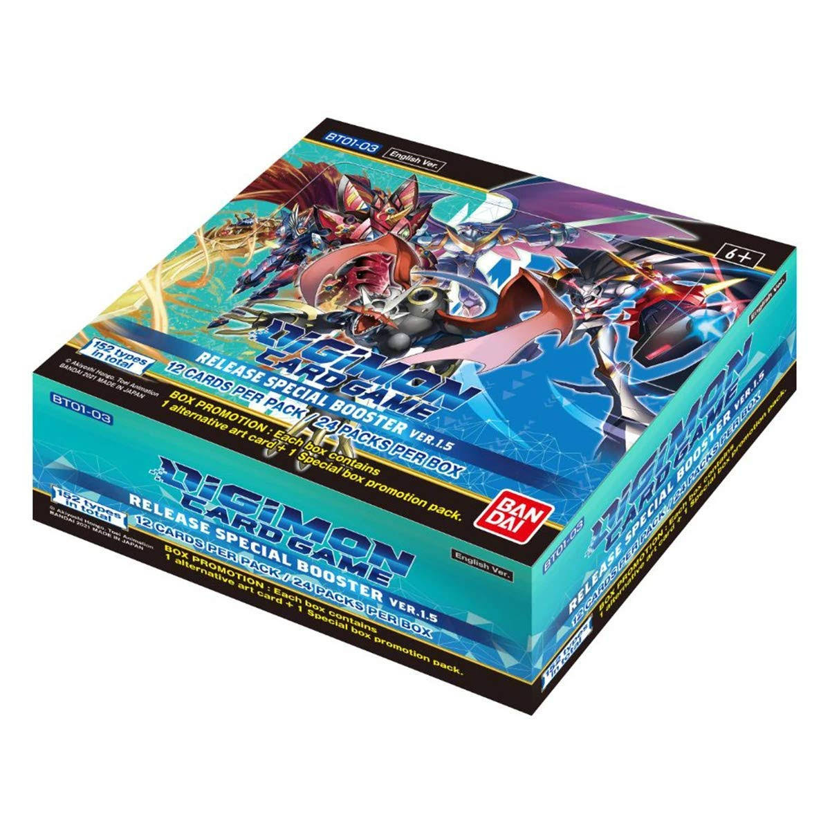 Digimon Card Game: Release Special Ver.1.5 (BT01-03) Booster Box