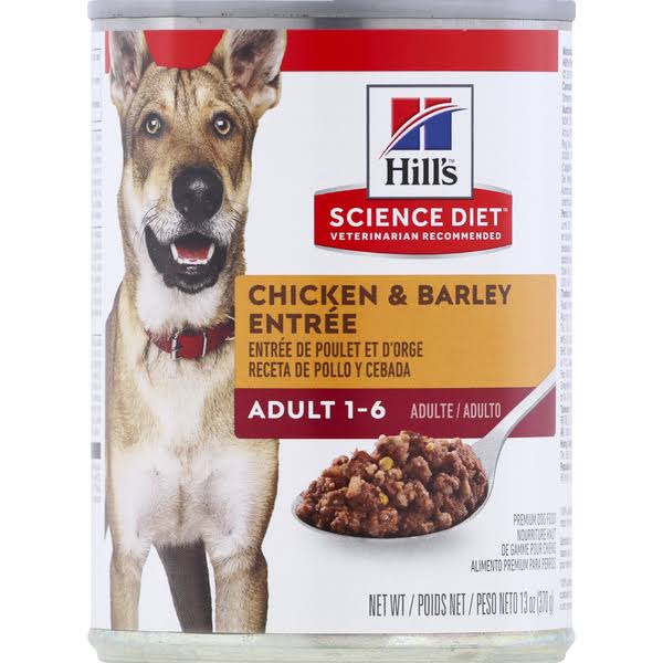 Hill's Science Diet Adult Chicken and Barley Entrée Canned Dog Food - 13oz