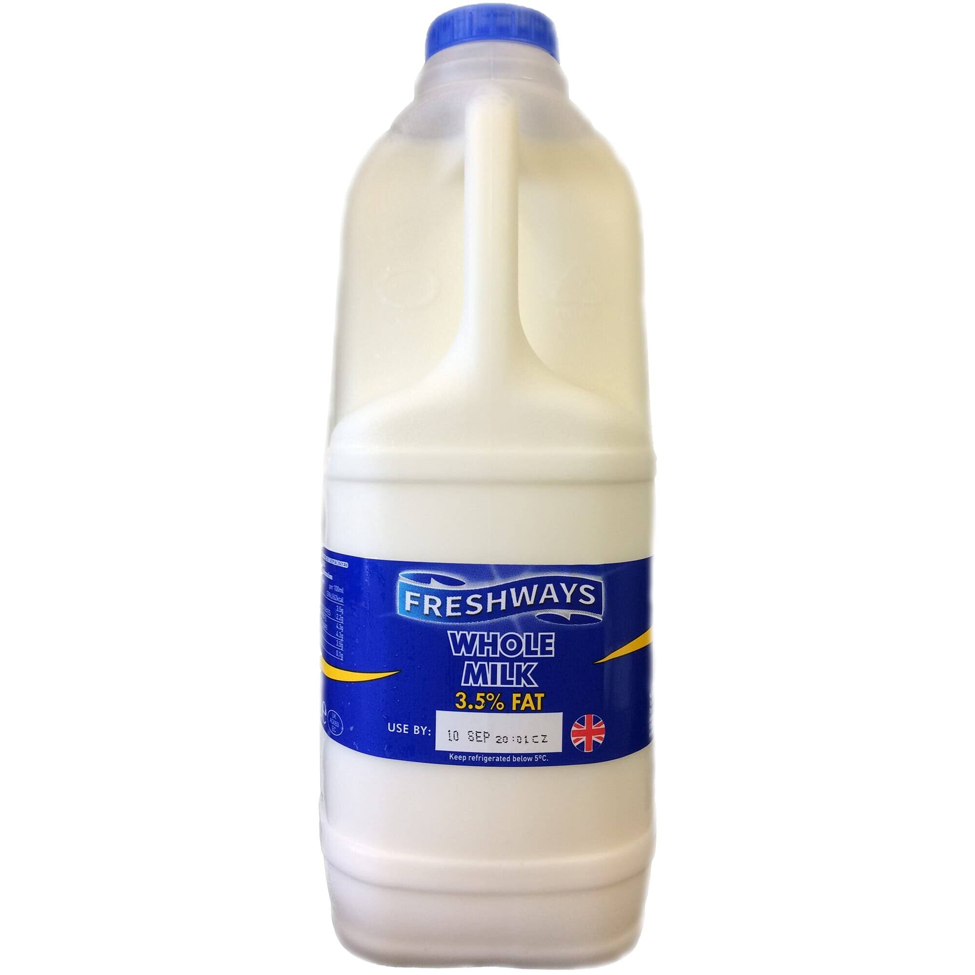 Freshways Whole Milk - 2L