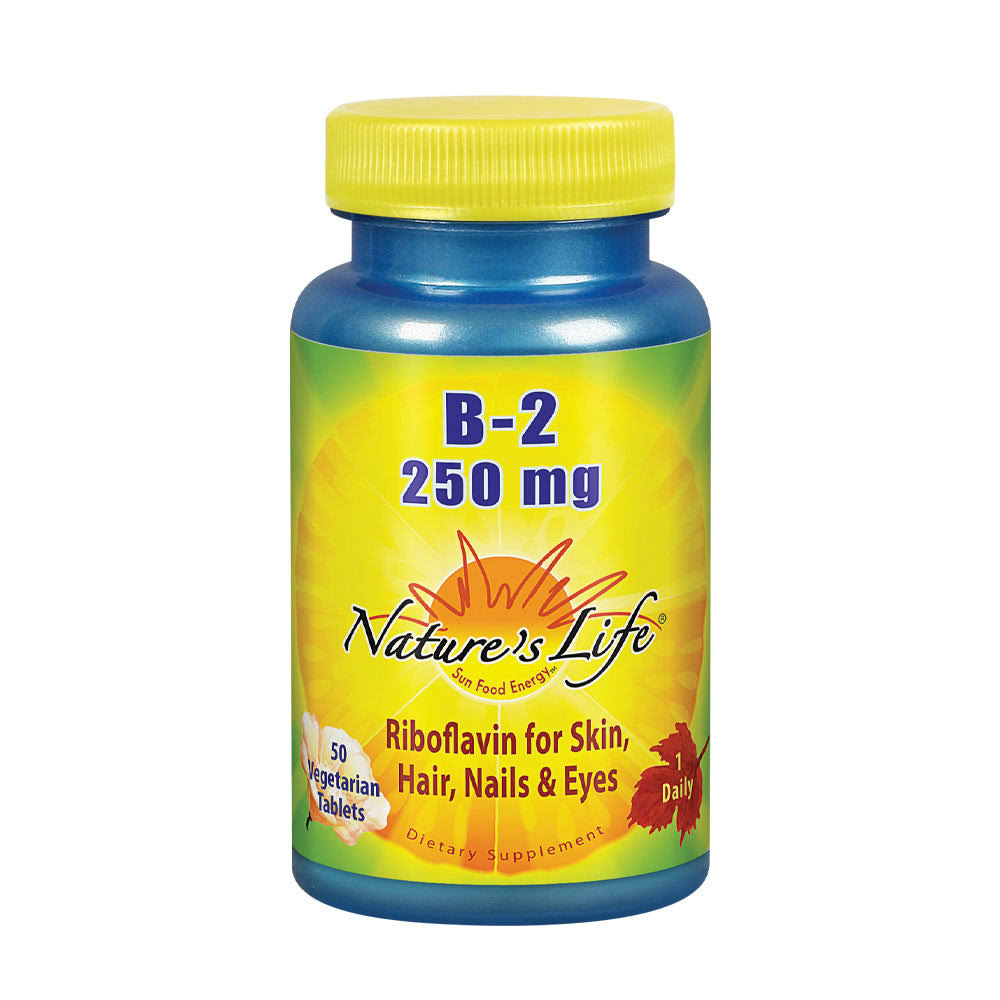 Nature's Life B2 Tablets - 250mg, 50 Count