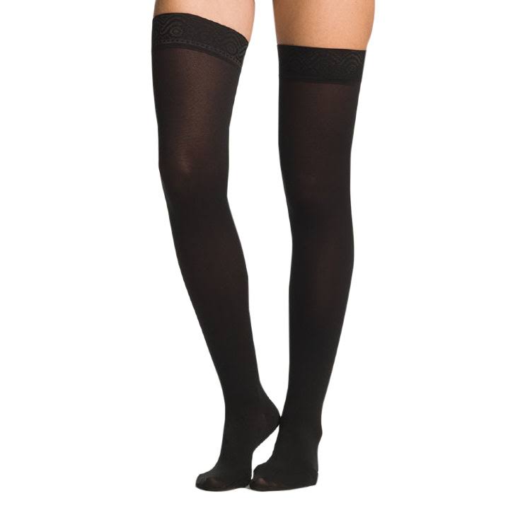 Sigvaris Select Comfort 862NMLW99 Women's Thigh - Black, 20-30 mmHg, Medium-Long