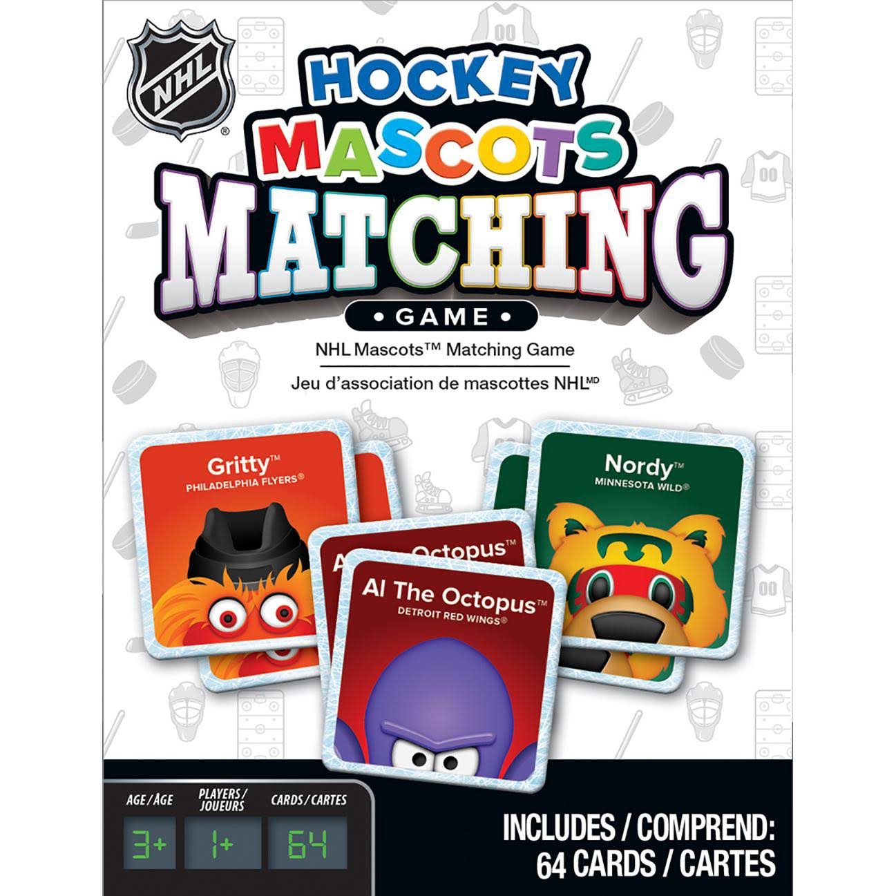 NHL Mascots Matching Game