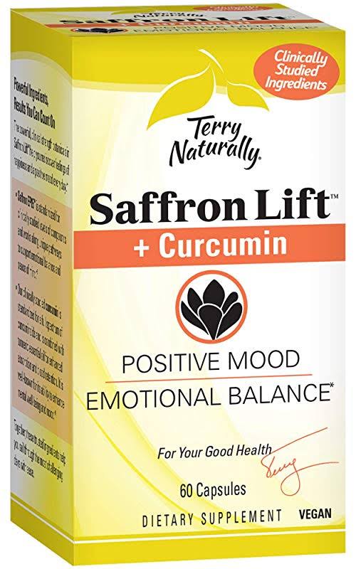 Terry Naturally Saffron Lift Plus curcumin 60 Capsules