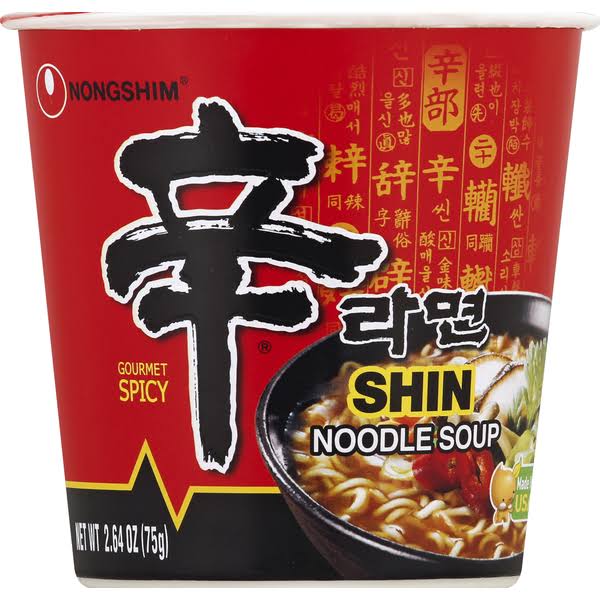 Nongshim Gourmet Spicy Shin Noodle Soup - 2.64oz