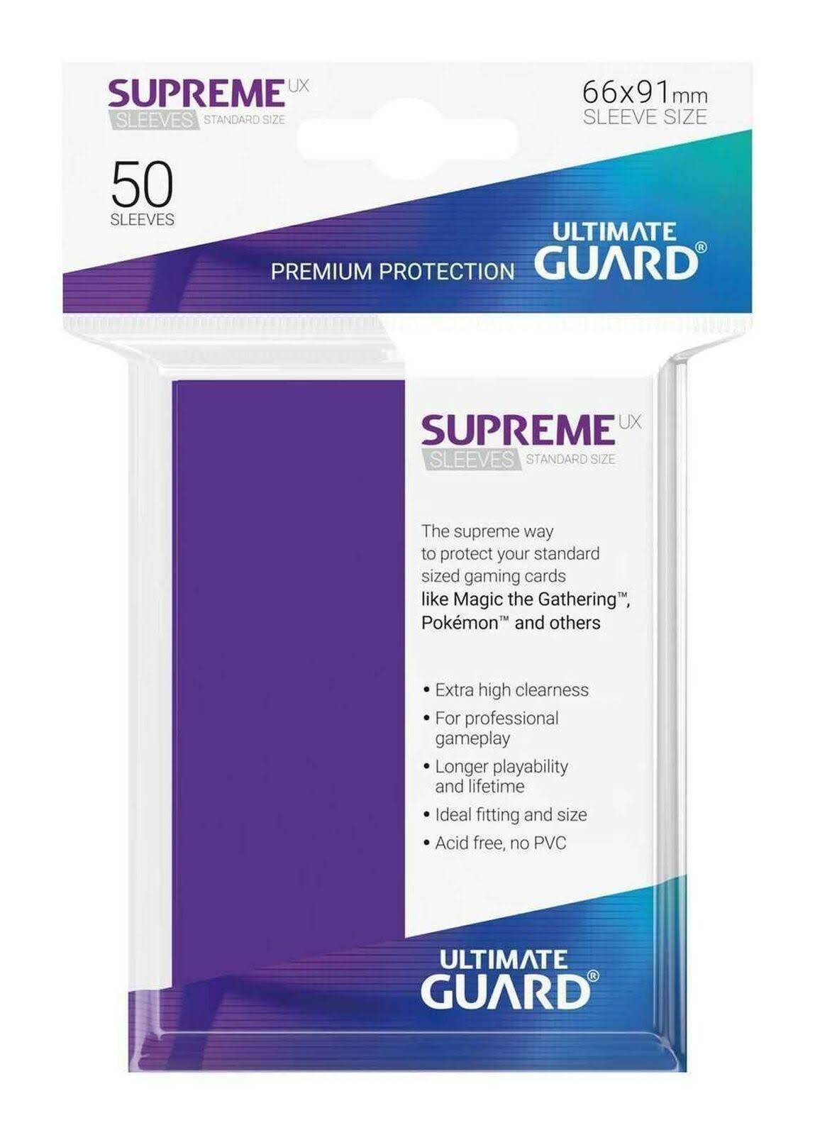 Ultimate Guard Supreme UX Sleeves Standard Size - Purple (50)