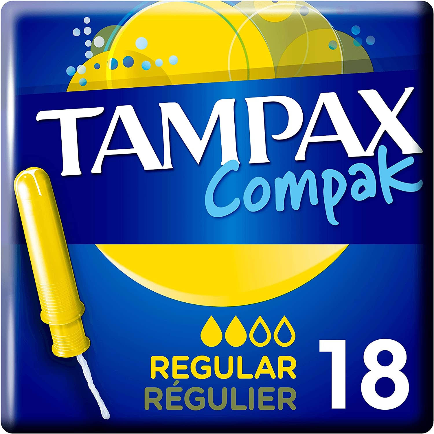 Tampax Compak Regular 18 Tampons