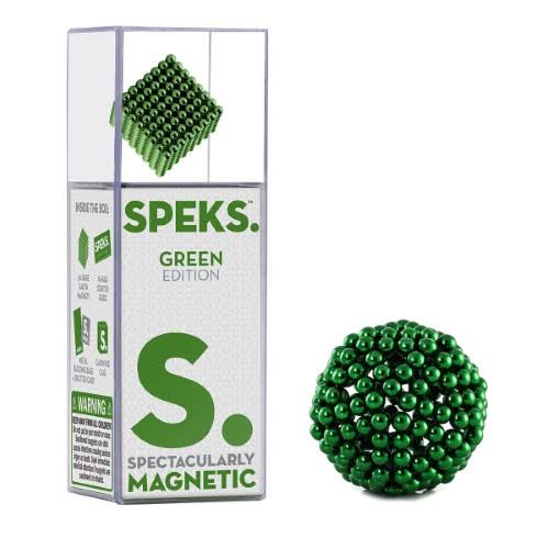 Speks Magnetic Balls - Classic Green Set of 512 (2.5mm) - Fun Stress R