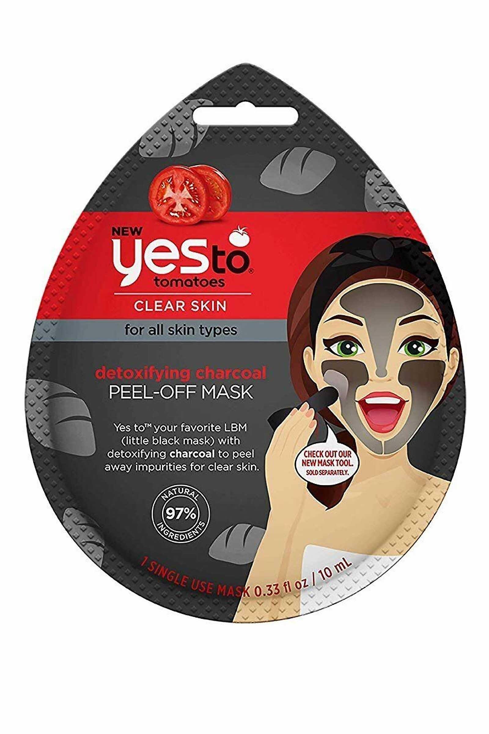 Yes To Tomatoes Clear Skin Detoxifying Charcoal Peel Off Mask - 10ml