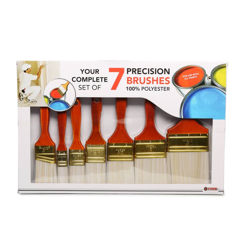 Tool Solutions 7-Piece Paint Brush Set PB07010