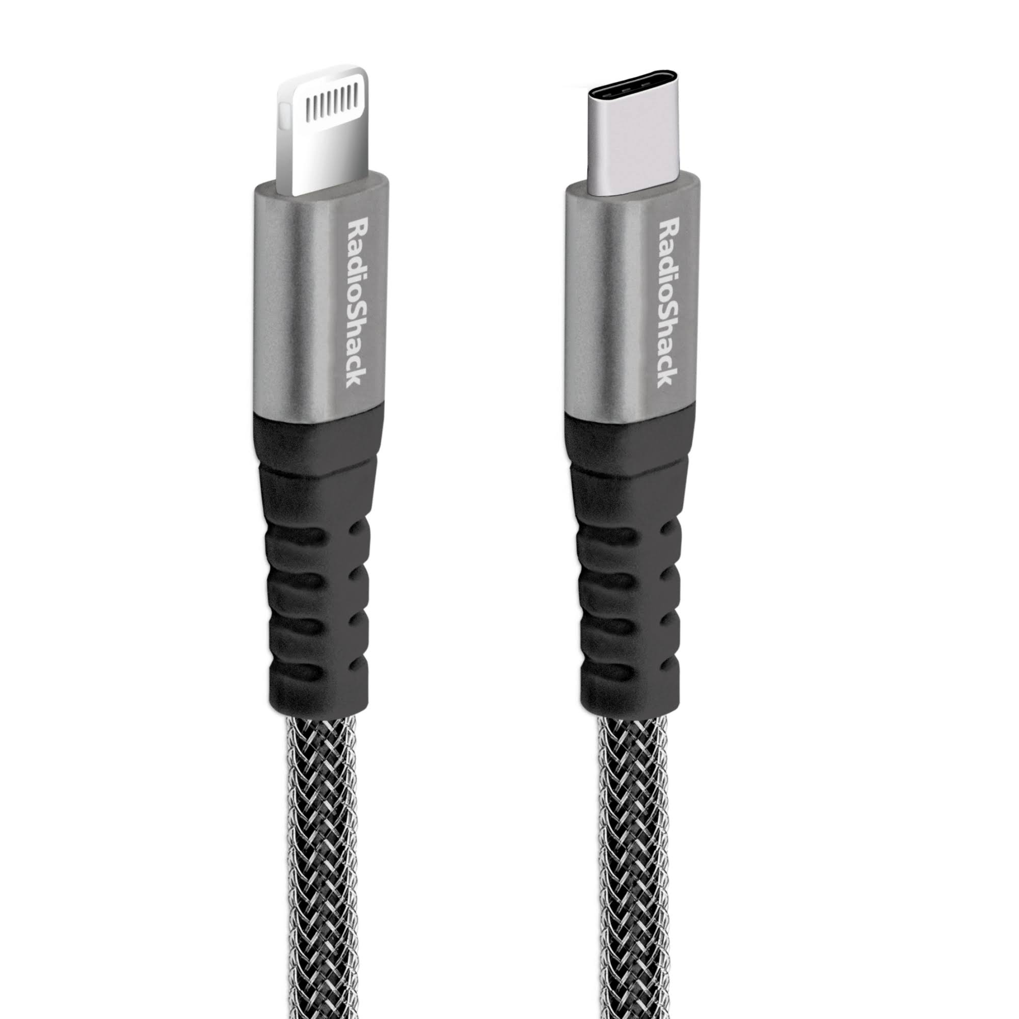 RadioShack USB-C to Lightning Braided Charge and Sync Cable