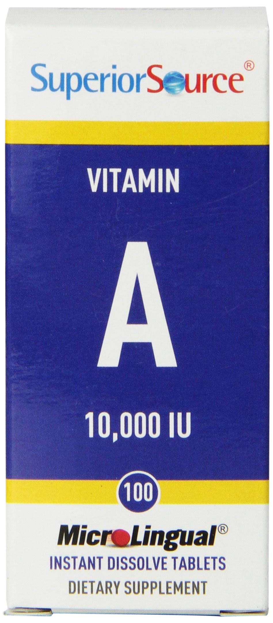 Superior Source Vitamin a 10 000 IU Dietary Supplement - 100ct