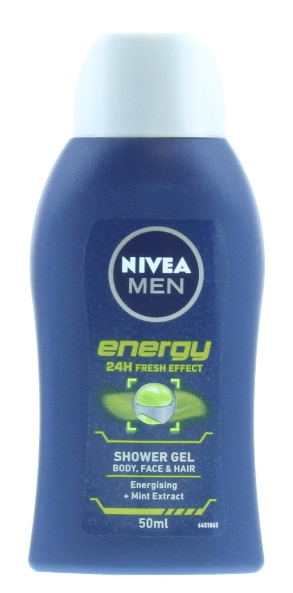 Nivea Men Shower Gel - Energy, Mint Extract, 50ml
