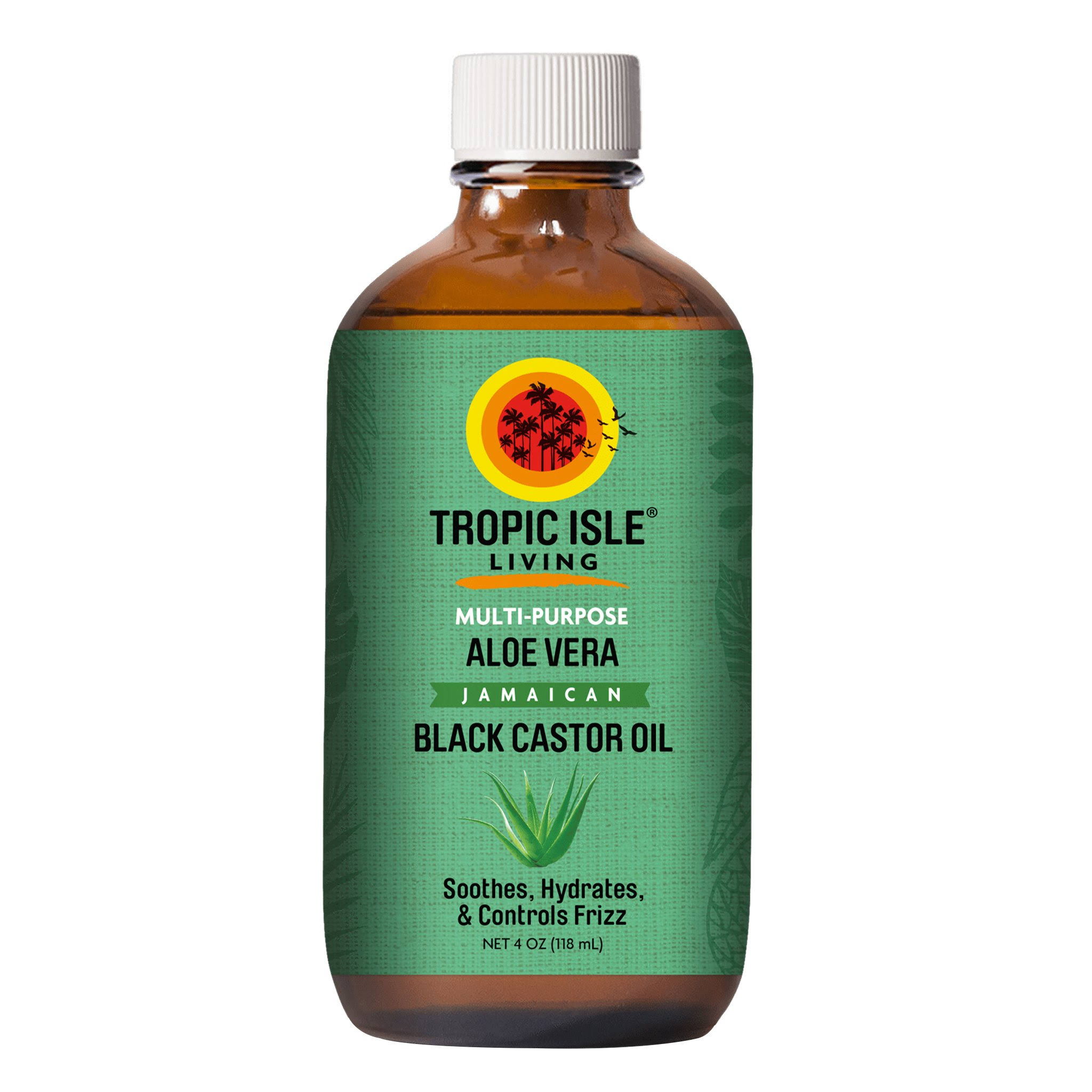 Tropic Isle Living Aloe Vera Jamaican Black Castor Oil 4 oz
