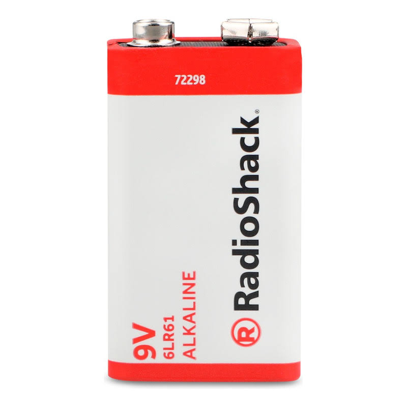 Radioshack Alkaline Battery - 1pk, 9V