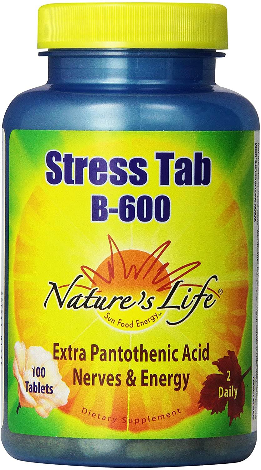 Nature's Life Stress Tabs B-600 Dietary Supplement - 100ct