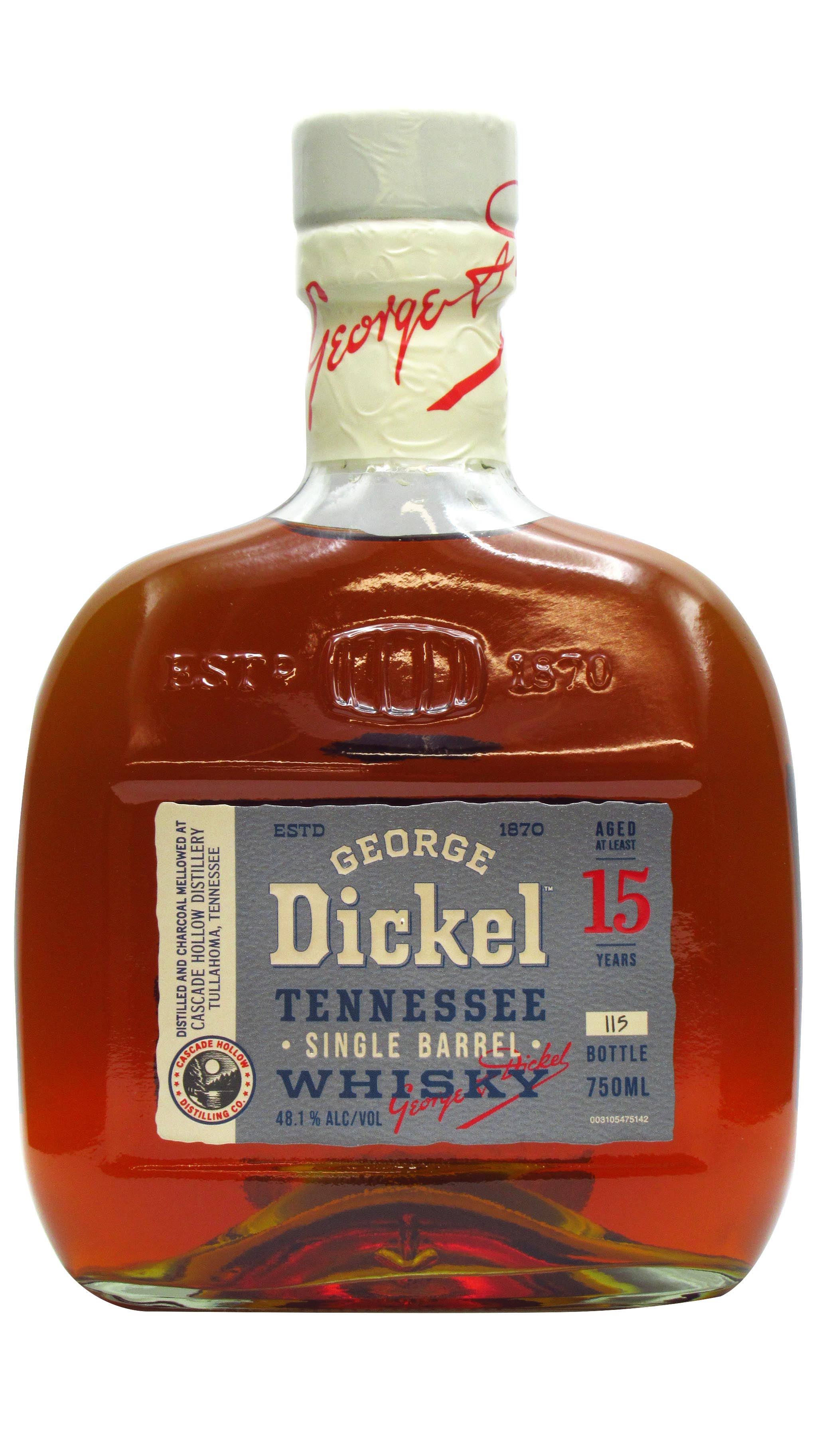 George Dickel Single Barrel 15 Year Old Tennessee Whisky x 1, Spirits, whiskys
