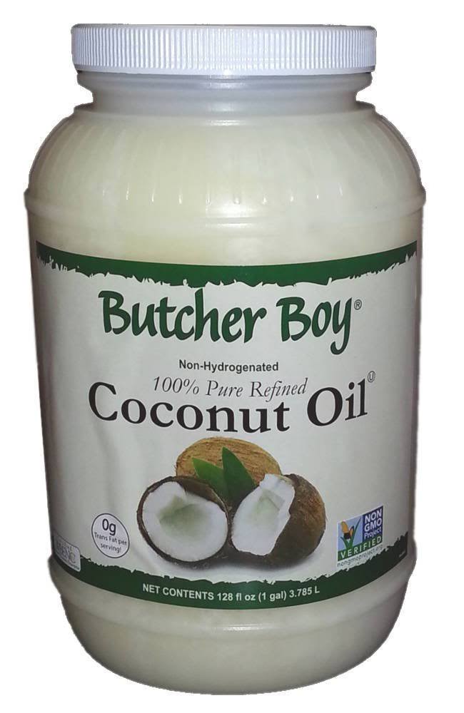 Butcher Boy 76F 100% Pure Refined Coconut Oil 1 Gallon