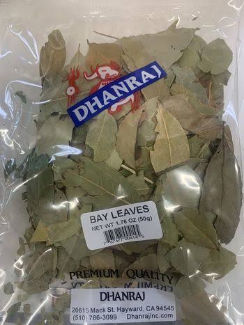 Dhanraj Bay Leaves - 50 Grams - India Grocery and Spice - Delivered by Mercato