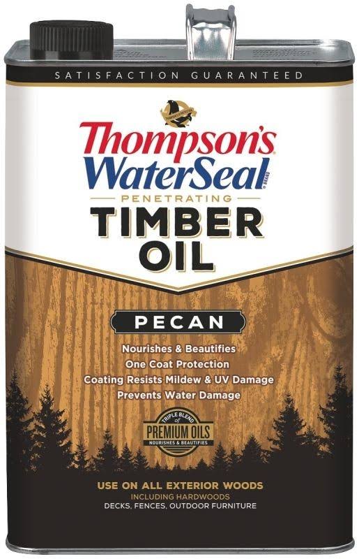 Thompson's WaterSeal TH.049811-16 Timber Oil - Pecan, 1gal
