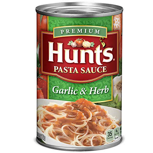 Hunt's Pasta Sauce - Garlic & Herb, 24oz