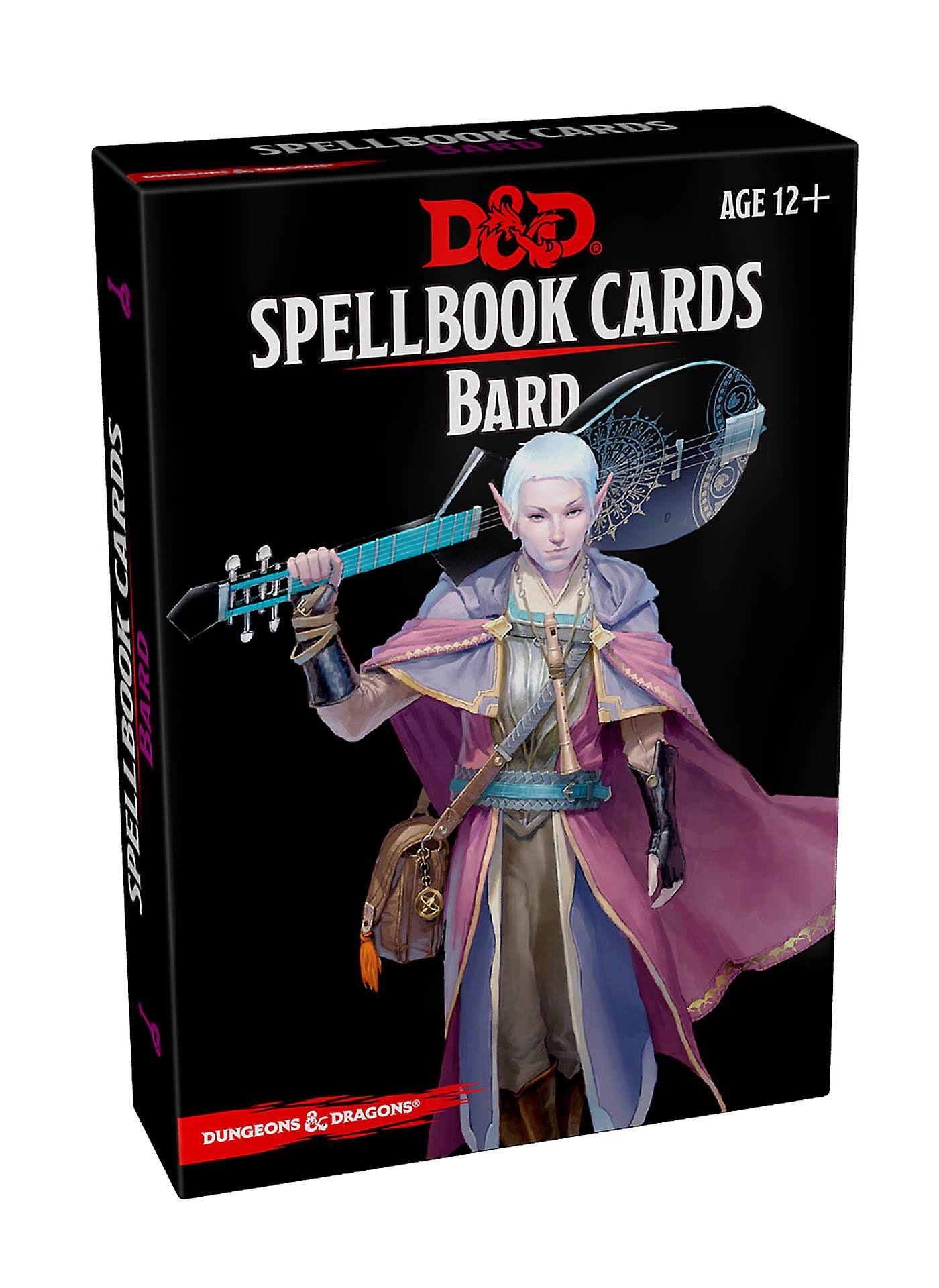 D and D Spellbook Cards Bard - Wizards Rpg