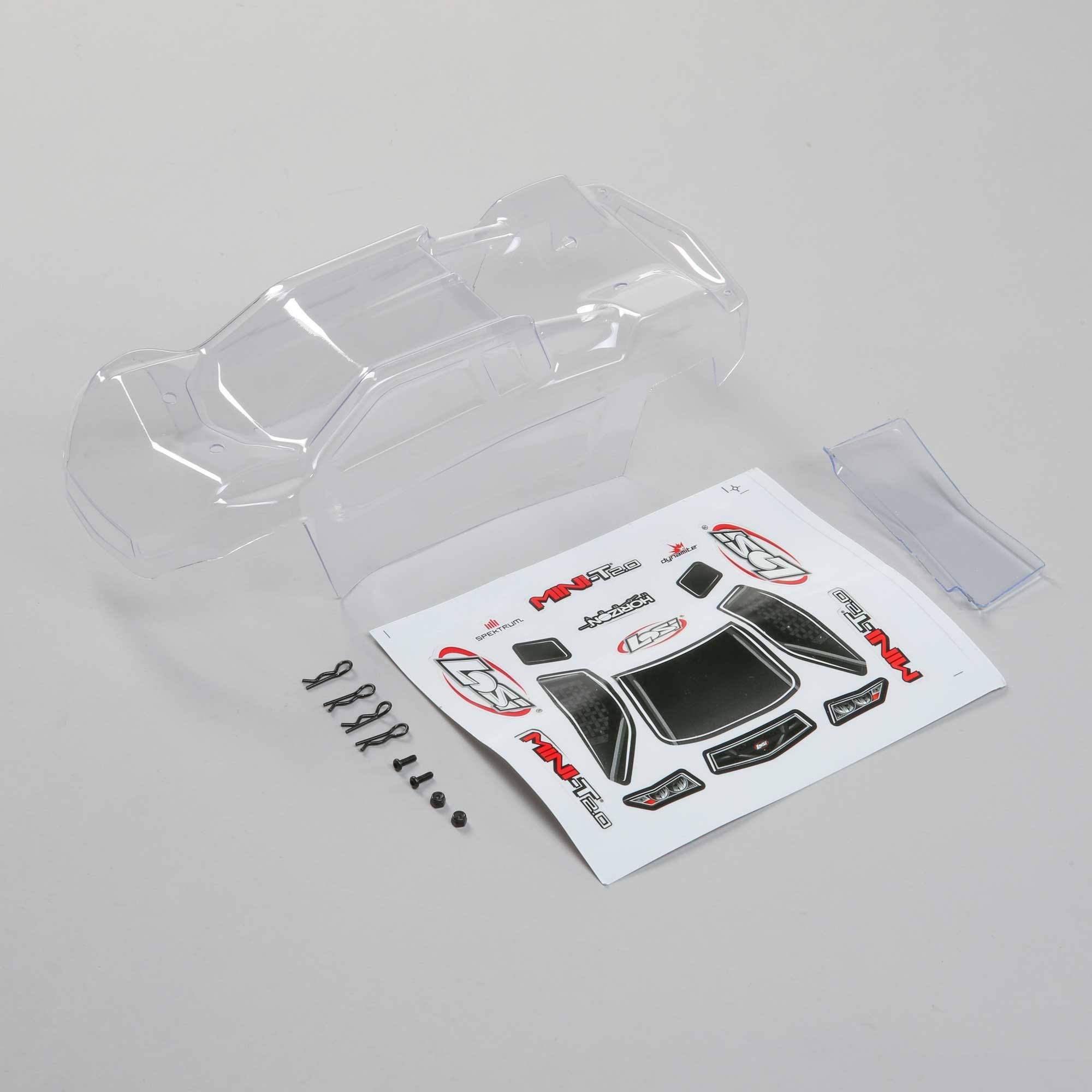LOSI Replacement Part Body, Clear Mini-T 2.0/LOS210016
