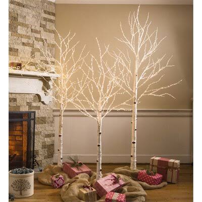 Evergreen Enterprises, Inc Plow and Hearth Birch Lighted Tree