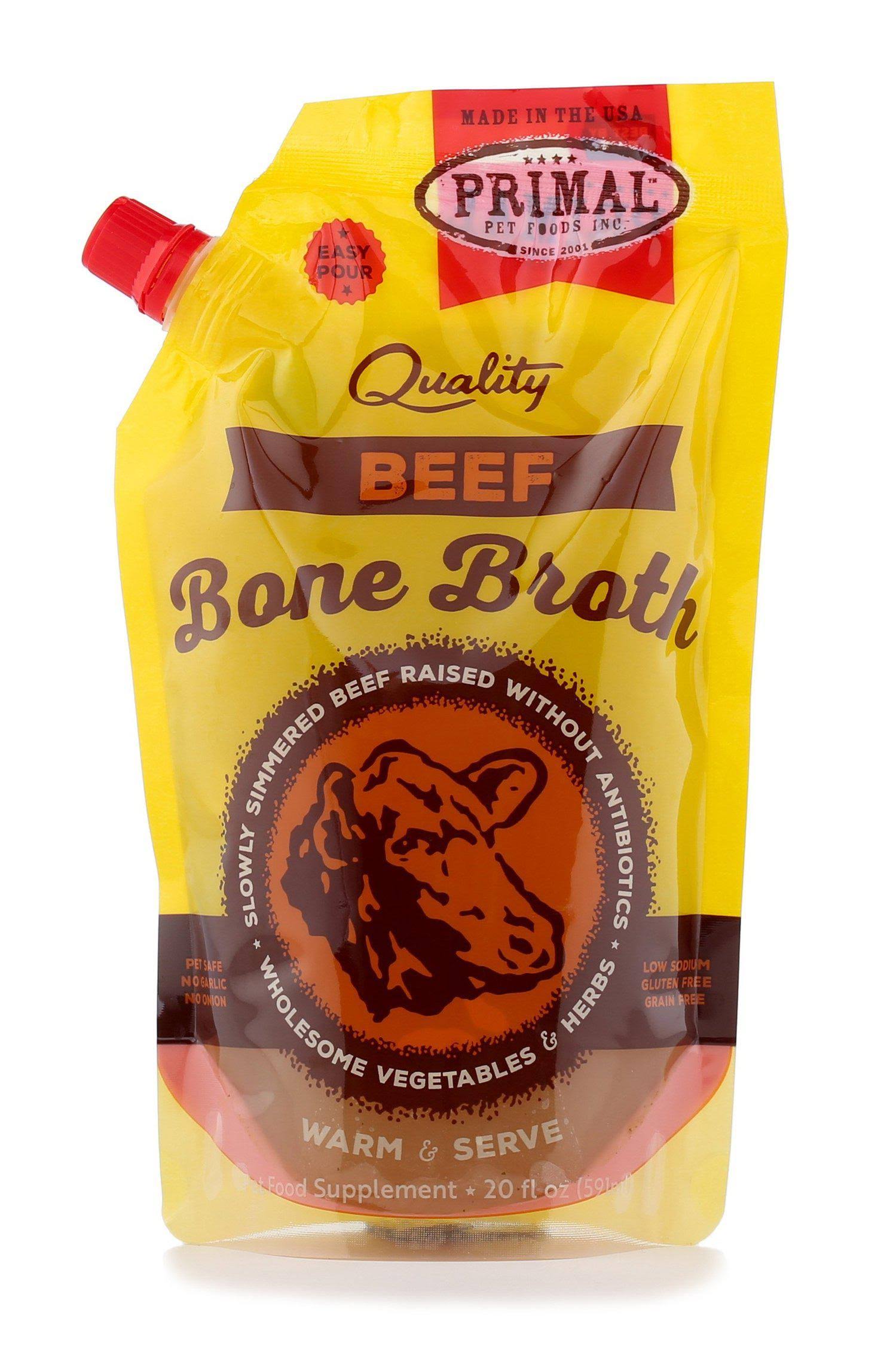 Primal Beef Bone Broth - 20 oz