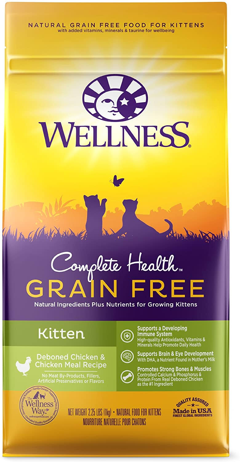 Wellness Grain Free Kitten Food - Chicken, 2lb