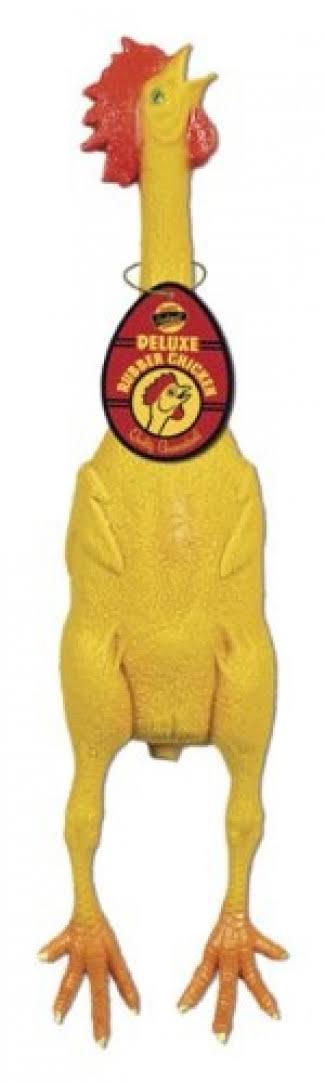 Accoutrements Deluxe Rubber Chicken - 8"